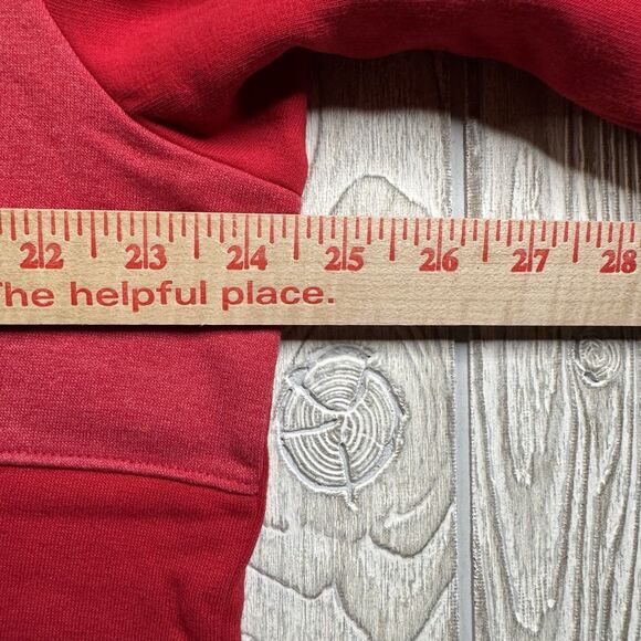 Oklahoma Sooners Fleece Hoodie Men’s L Crimson OU Logo Spellout Captivating New - Picture 10 of 11